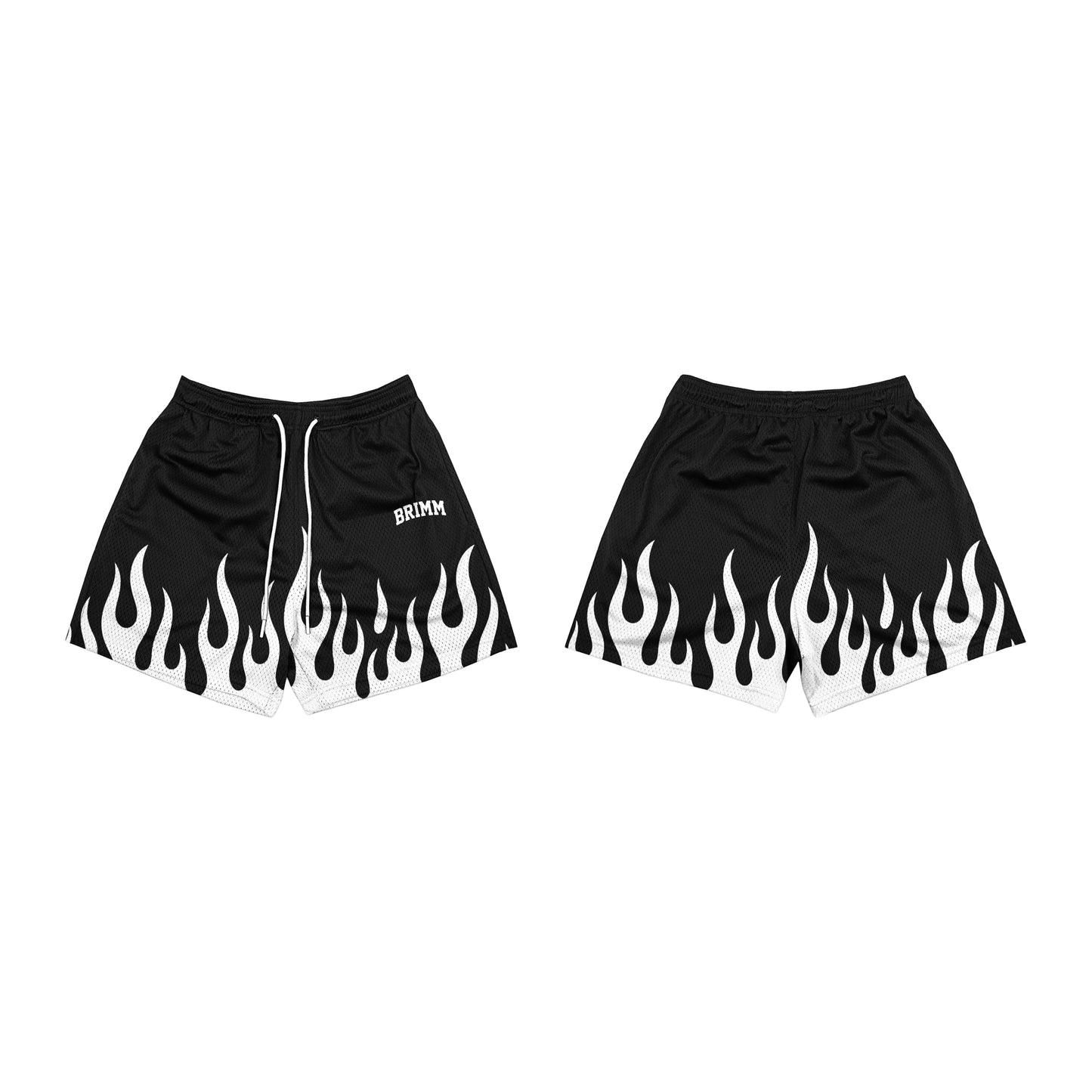 Flame Mesh Shorts