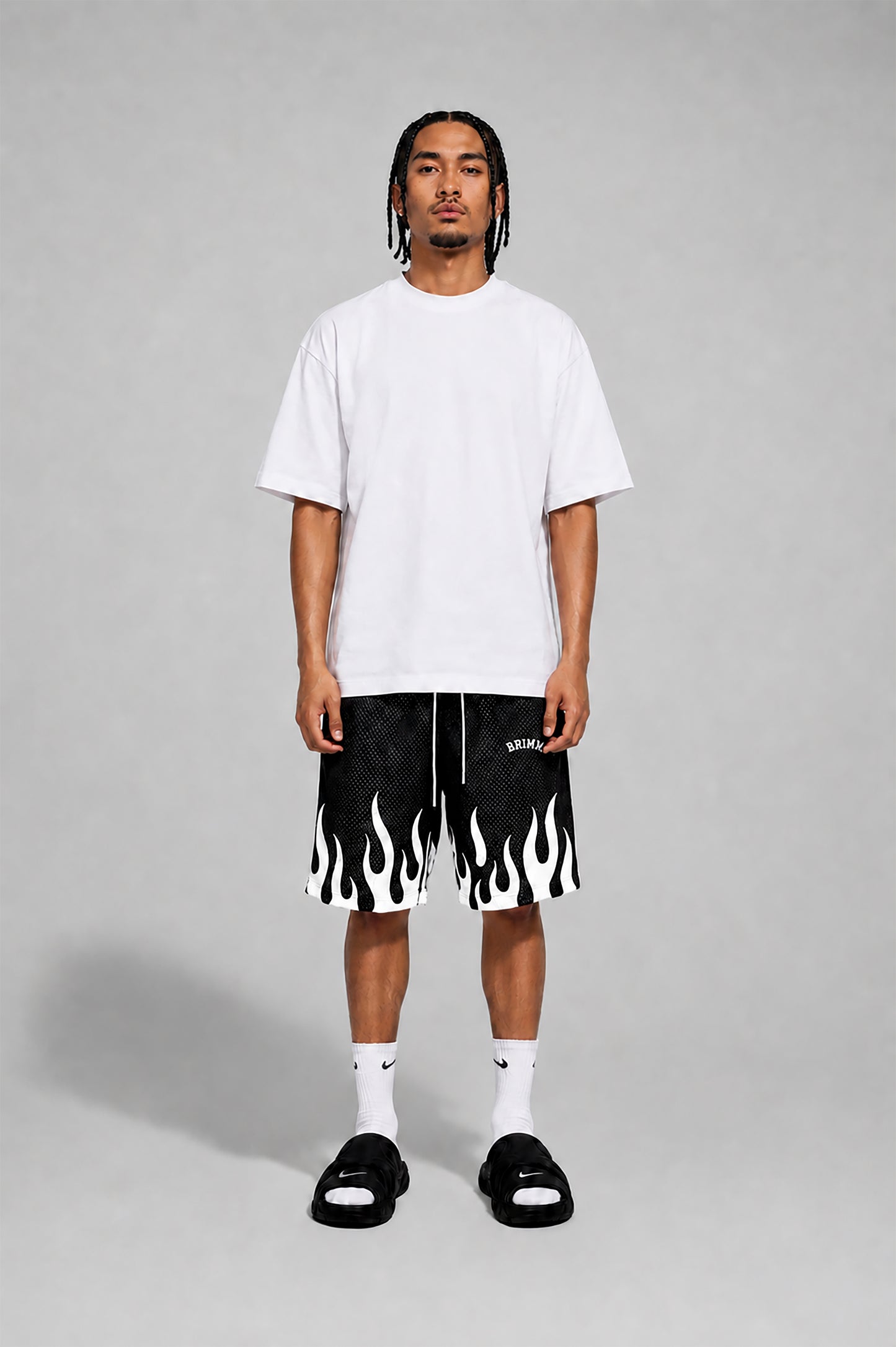 Flame Mesh Shorts