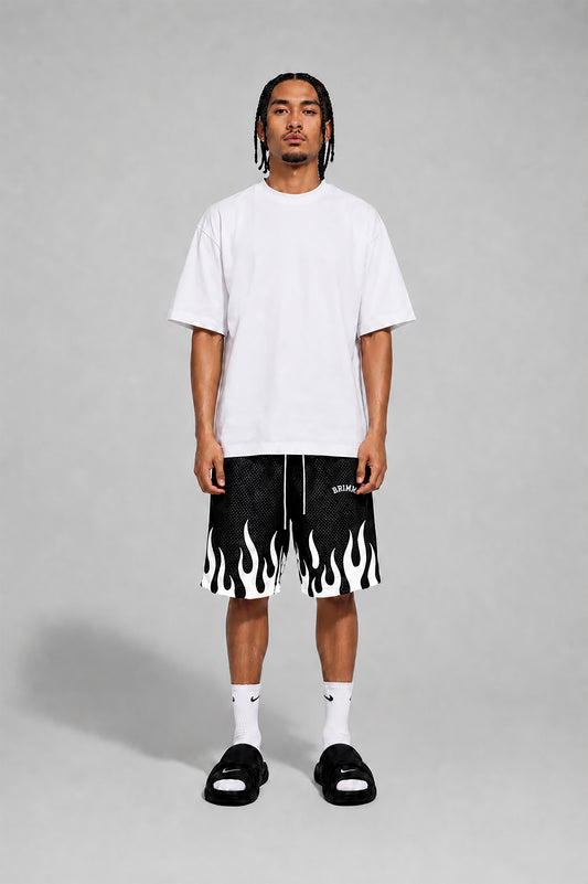 Flame Mesh Shorts