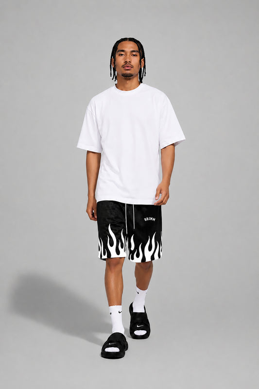 Flame Mesh Shorts