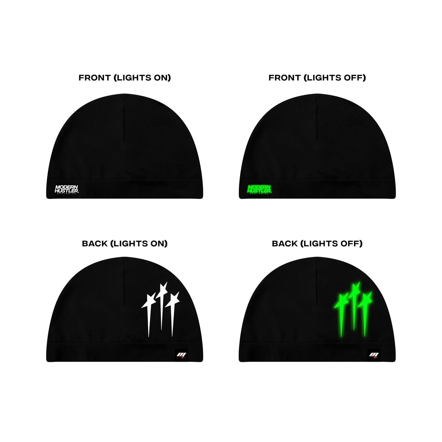 Luminous Stretchable Skull Cap Beanie